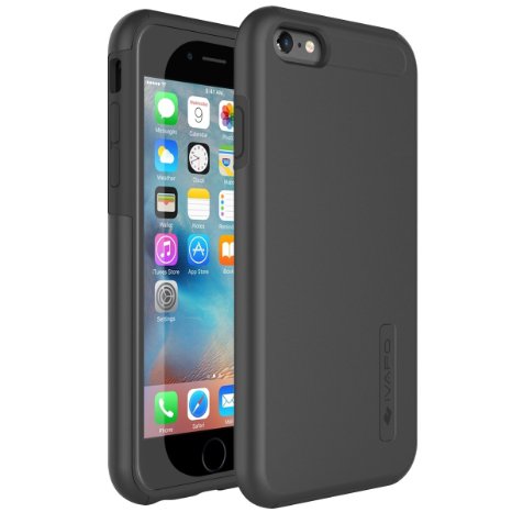 iPhone 6s Plus Case iVAPO Shock-Absorbing iPhone 6 Plus Case Dual Layers Shock-Absorbing Bumper Durable Protective Case for Apple iPhone 6 6s Plus 55 inch MM617 55 Black