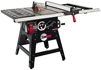 Sawstop  CNS175-SFA30  1-3/4 HP Contractor Saw with 30-Inch Aluminum Extrusion Fence and Rail Kit