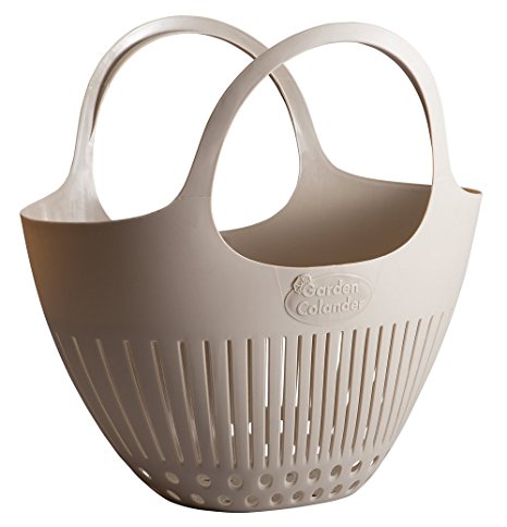 Hutzler Garden Colander, Almond