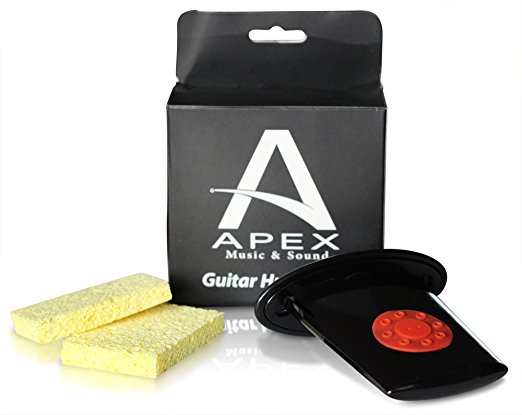 Premium Guitar Humidifier - Bonus! Extra Antimicrobial Sponge - Delayed Release Technology - No Drip Sponges