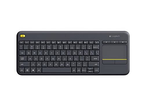 Logitech Wireless Touch Keyboard K400 Plus QWERTY UK Layout - Black