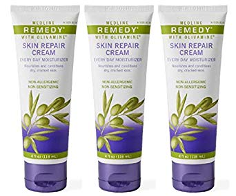 Medline Remedy Skin Repair Cream, 4 oz Tubes (3 Pack)