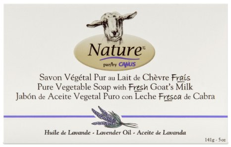 Nature by Canus Goat's Milk soap, Lavender, 5 Ounce
