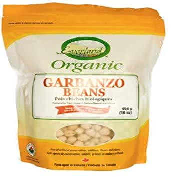 Everland Organic Garbanzo Beans, 454gm