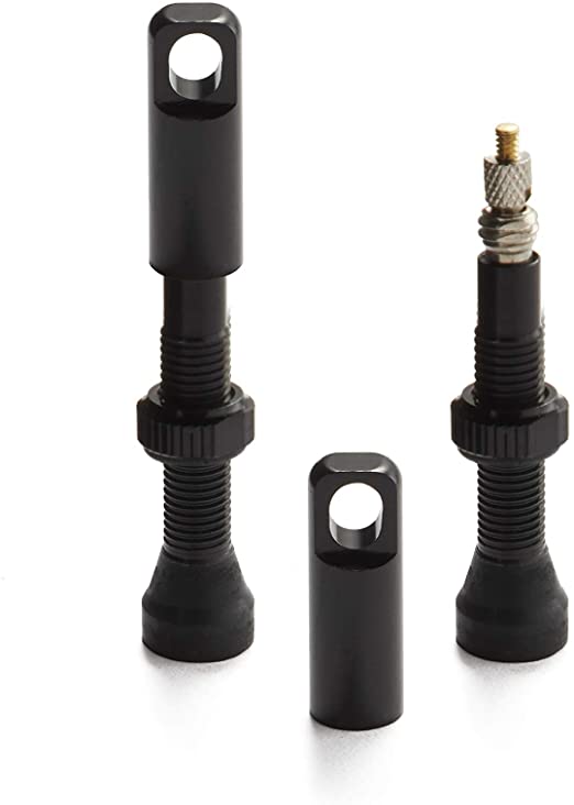 BW Tubeless Presta Valve Stems with Integrated Valve Core Tool - MTB and Road Bike - Multiple Color and Size Options