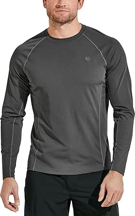 Coolibar UPF 50  Men's Hightide Long Sleeve Swim Shirt - Sun Protective