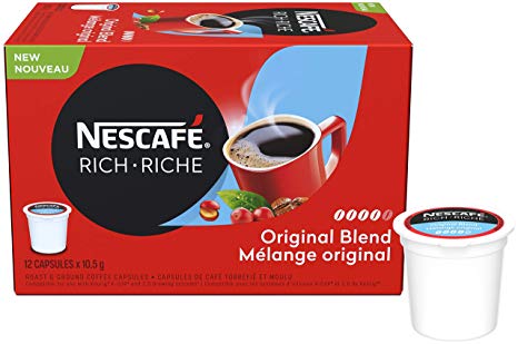 NESCAFE NESCAFÉ Rich Original Coffee Capsules, 12 x 10.5 g, 12 count