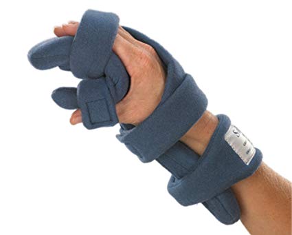 Stroke Hand Brace: SoftPro Functional Resting Hand Splint, Right, Medium