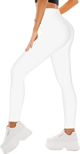 SINOPHANT High Waisted Leggings for Women - Full Length & Capri Buttery Soft Yoga Pants for Workout Athletic