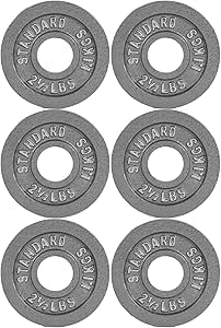 CAP Barbell Olympic 2-Inch Weight Plates Gray | Mulitple Sizes