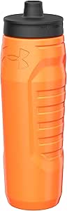 Under Armour Squeeze Water Bottles, 32 oz Water Bottles, Sideline Sports Water Bottle with Quick-Shot Lid, Quick & Easy Hydration, Gym Water Bottles, Squeeze Bottle, 1 32oz Bottle