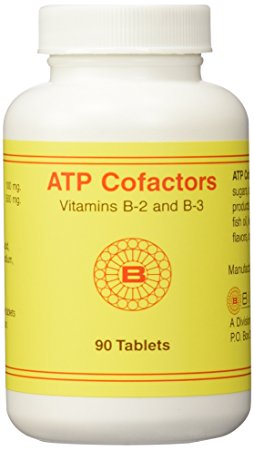 ATP Cofactors Vitamins B2 and B3 90 tablets by Optimox Corporation