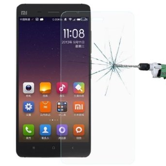 Xiaomi Mi4 / Mi 4 Screen Protector, Nicelin(TM) Ultra Slim Premium Ballistic Nano 0.3mm Tempered Glass Screen Protector Anti-scratch Guard for Xiaomi Mi4 / Mi 4 with Clean Cloth