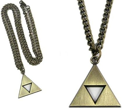 Oliasports Zelda Triforce Gold Necklace