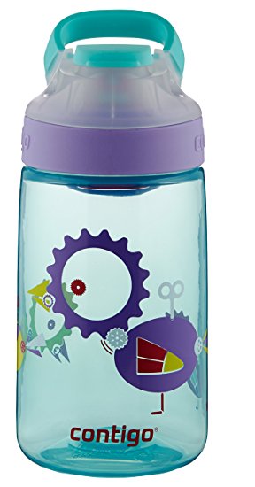 Contigo Auto Seal Gizmo Sip Kids Water Bottle, 14-Ounce, Ultramarine