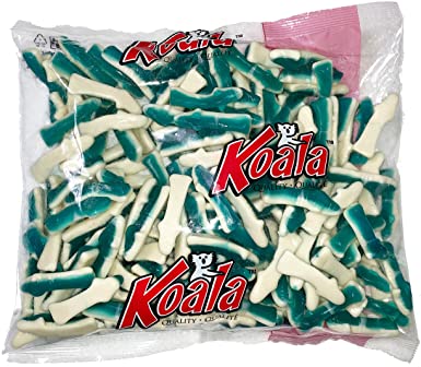 Koala Brand Blue Shark Gummy Candy - 1kg Bulk Bag