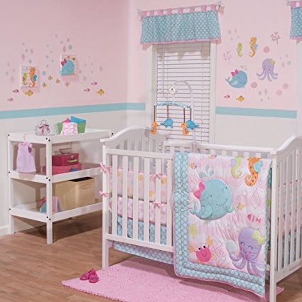 Sea Sweeties 4 Piece Crib Bedding with Bumper by Belle