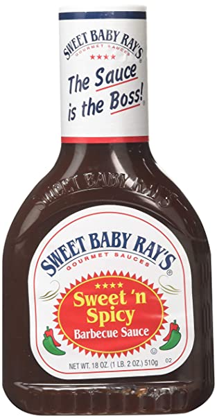Sweet Baby Rays Barbecue Sauce, Sweet n Spicy, 18 oz