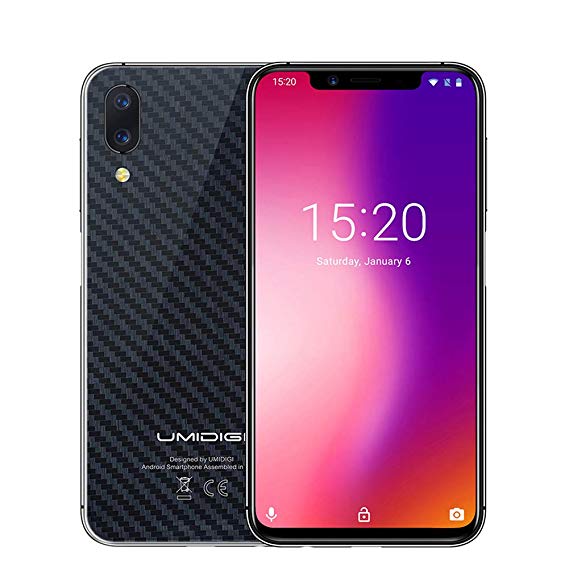 Smartphone Android 8.1 UMIDIGI ONE Global Edition 5.9" Full Screen Mobile Phone P23 Eight Core 4GB 32GB 12MP   5 Million Dual 4G
