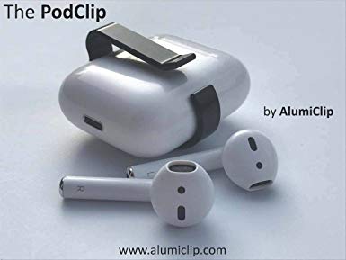 PodClip for AirPods - Belt Clip & Carrying Holster Holder for The Apple AirPod