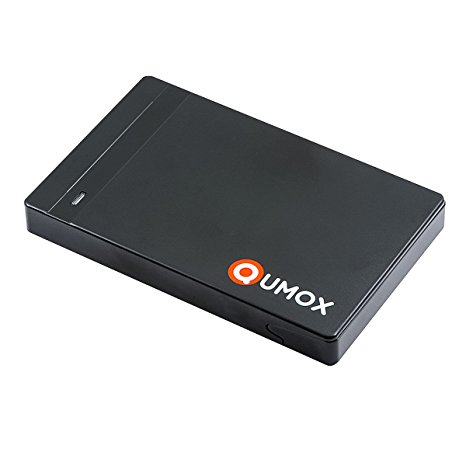 QUMOX USB 2.0 Enclosure 2.5" External SATA Hard Drive HDD/SSD Case Black S2515U2