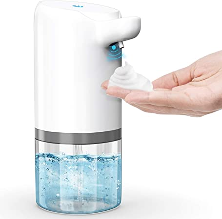 LDesign Soap Dispenser Automatic, Touchless Soap Dispenser, 14oz/400ml USB Rechargeable Foaming Soap Dispenser for Kitchen, Bathroom, Office, Hotel