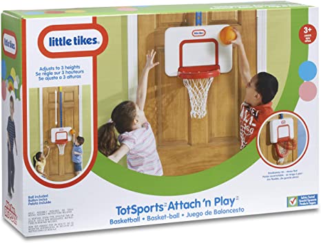 Little Tikes Attach 'n Play Basketball Set, Original , White