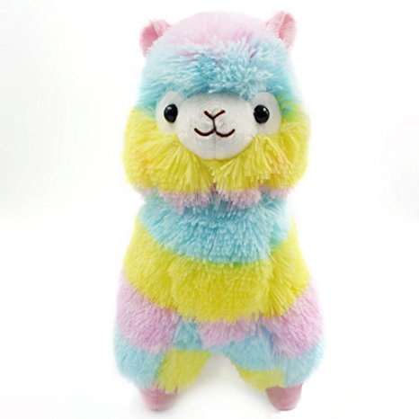 Matoen(TM) 13cm Colorful Kawaii Alpaca Llama Arpakasso Soft Plush Toy Doll Gift Cute Toys