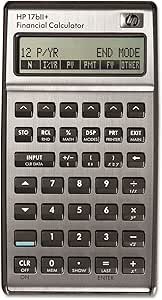 HP 17BIIPLUS 17bII  Financial Calculator, 22-Digit LCD