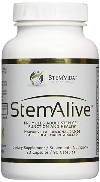 3 x Bottle 90 Caps. STEM ALIVE **AUTHENTIC ** MADE in the USA** Natural Supplement for the Proliferation and Release of Stem Cells