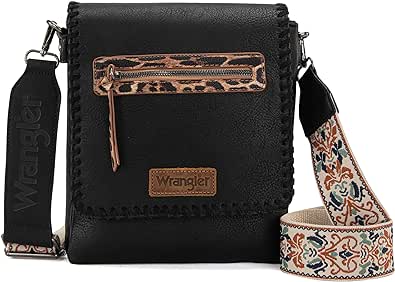 Wrangler Crossbody Bags for Women Western Hand Woven Satchel Purse