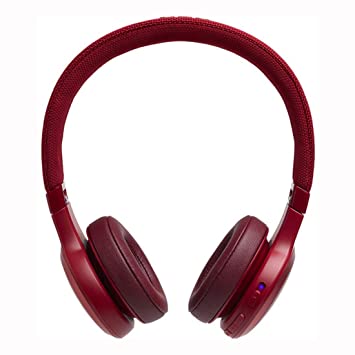 JBL Live 400BT Wireless On-Ear Voice Enabled Headphones with Alexa (Red) (K951845)