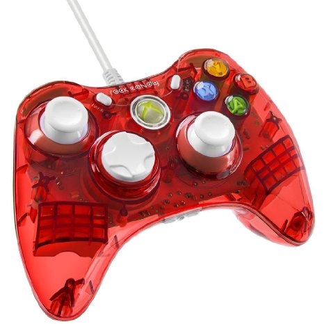 PDP Rock Candy Wired Controller for Xbox 360 - Stormin' Cherry