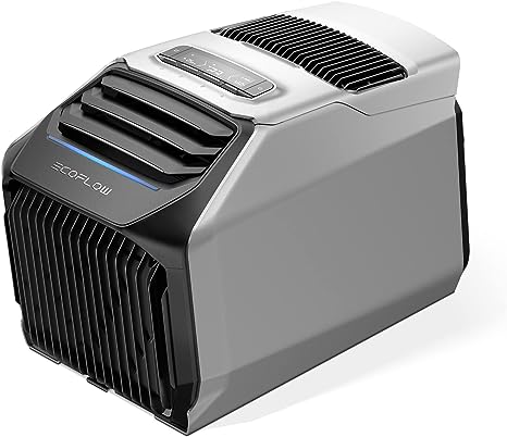 ECOFLOW WAVE 2 Portable Air Conditioner, 5100BTUs of Cooling, 6100BTUs of Heating, Add-On Battery, Control with App, No Drainage Required, for Outdoor Camping/RVs or Home Use(Battery Not Included)