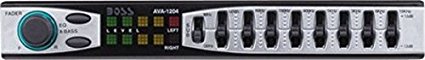 BOSS AUDIO AVA1204 7 Band Pre-Amp Equalizer with Remote Subwoofer Level Control