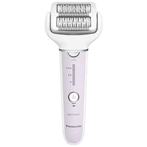 Panasonic Epilator with Gentle Cap, Electric Hair Remover for Home, 3 Speed Settings, Wet Dry, Washable - ES-EY30