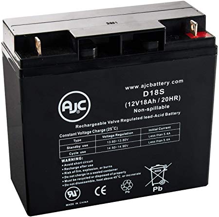 Enduring 6FM18 12V 18Ah UPS Battery - This is an AJC Brand Replacement