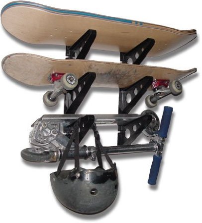 Skateboard Rack - 3 Boards - StoreYourBoard