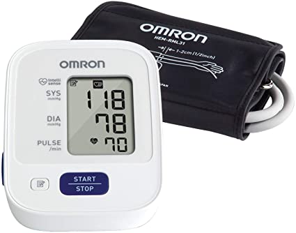 Omron 3 Series Upper Arm Blood Pressure Monitor; 14-Reading Memory, Soft Wide-Range Cuff