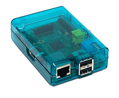 Raspberry Pi Model B Closed Case (Blue Transparent)