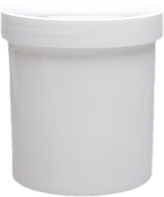 (3) 16oz/450mL White Plastic Ointment Jars - MULTI-USE!