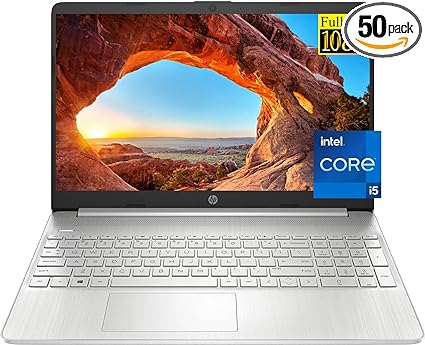 HP 15.6 inch Laptop, Intel Core i5-1135G7 Processor, 15.6" FHD Anti-Glare LED Display, HDMI, Wi-Fi and Bluetooth, Lightweight Design, Fast Charge, Windows 11 Home (32GB RAM | 1TB SSD)