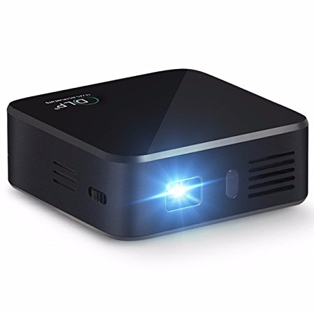 Mini Projector,ELEGIANT Portable Pico DLP Video Projector,Support 1080P WiFi HD LED Projector,Built-In Speakers for Home Theater,Presentations,Gaming,Smartphones,Tablets,Laptops