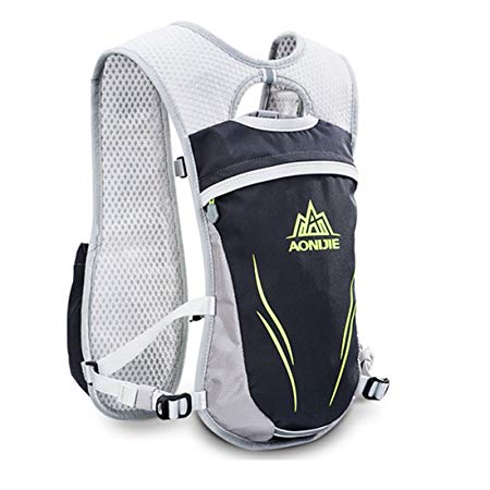 AONIJIE Unisex 5.5L Running Race Hydration Vest Hydration Pack Backpack