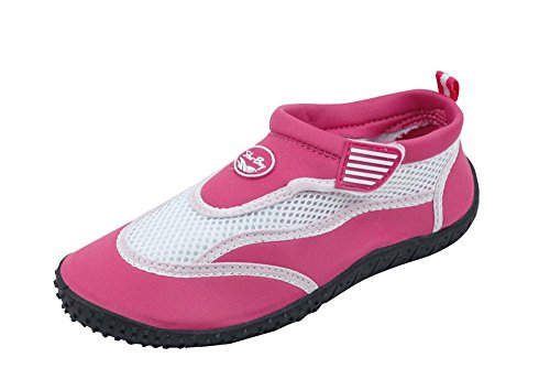 Brand New Women's Slip-On Water Shoes With Velcro Strap Available In 4 Colors