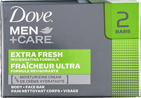 Dove Men Plus Care Extra Fresh Body and Face Bath Bar - 2 ea by Dove