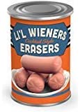 Genuine Fred Uncanny- Weenie Erasers, Set of 6