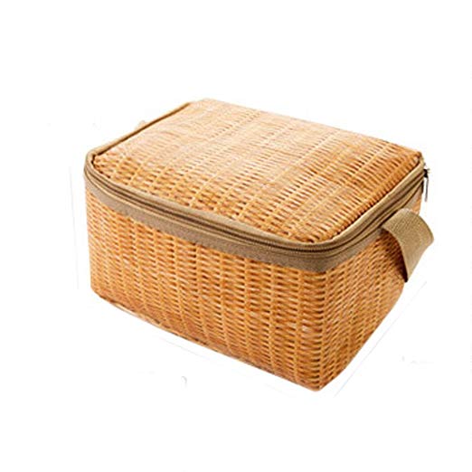 Storage Bag,Ltrotted Portable Insulated Thermal Cooler Lunch Box Tote Storage Bag Make up bag