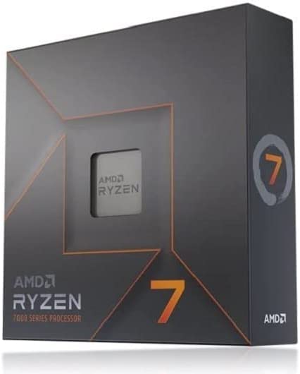 AMD Ryzen™ 7 7700X 8-Core, 16-Thread Unlocked Desktop Processor, Cooler not Included