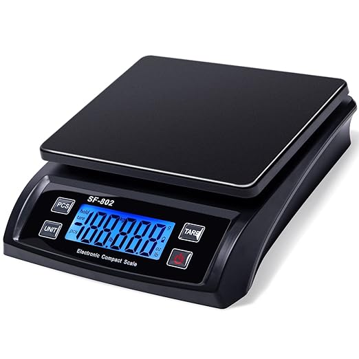 Phomemo Shipping Scale, Accurate Durable Digital Postal Scale 66lb / 0.1oz with Hold and Tare Function, LCD Display, Auto-Off, Postage Scale for Packages and Mailing, DC Adapter Included